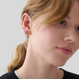 KATE SPADE Snoopy Asymmetrical Studs Silver Multi KN115