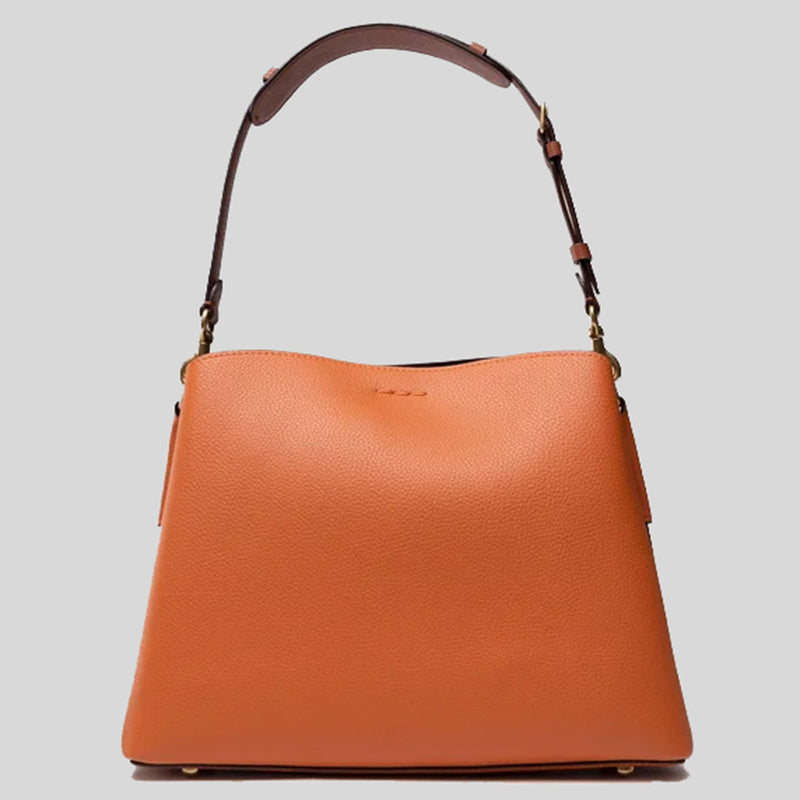 COACH Willow Shoulder Bag In Colorblock Canyon multi C2590