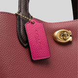 COACH Willow Tote 24 In Colorblock Cherry C8561