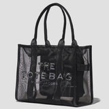 MARC JACOBS The Mesh Large Tote Bag Blackout H006M06SP21