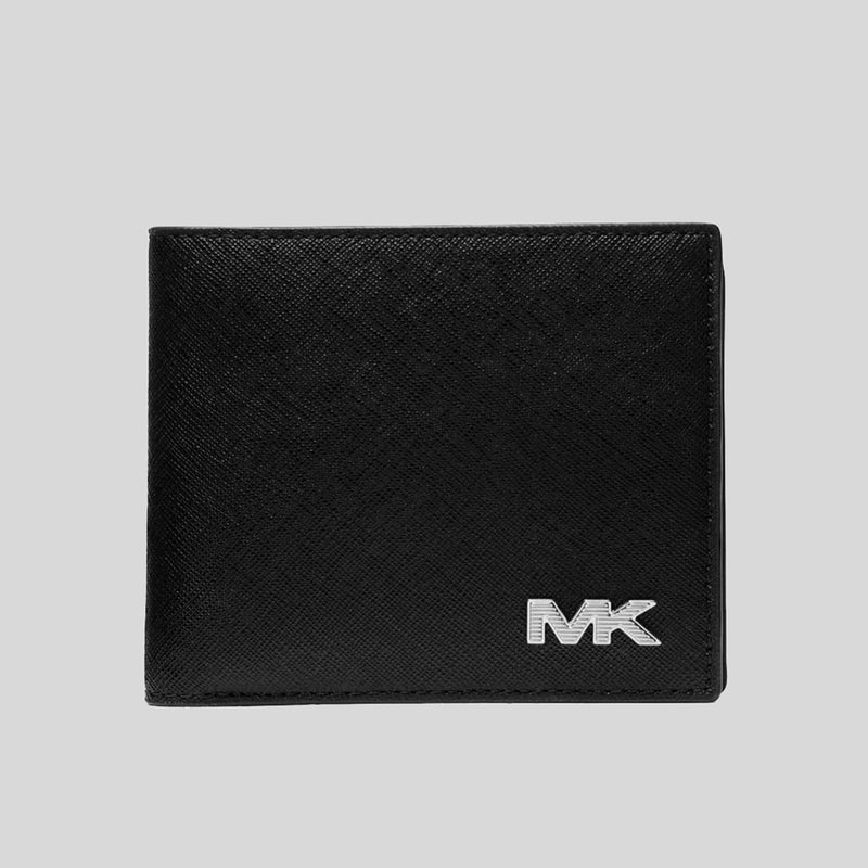 MICHAEL KORS Rivington Leather Billfold Wallet With Coin Pouch Black 36F4LRVF3U