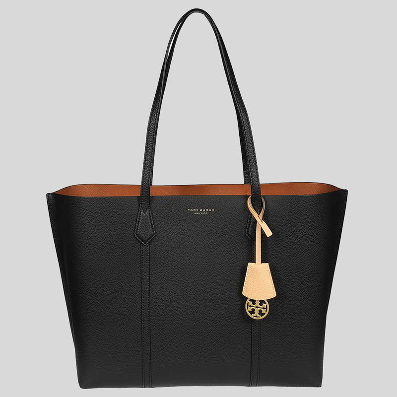 Tory Burch Perry Triple Compartment Tote Black 81932 lussocitta lusso città