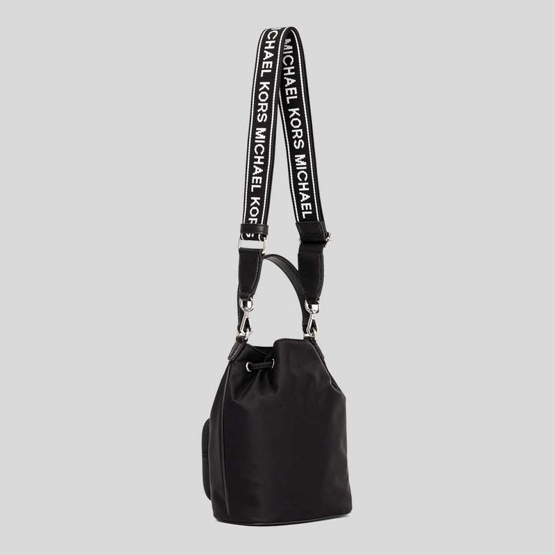 MICHAEL KORS Khai Small Nylon Bucket Bag Black 35T5S5FM1C