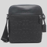 Coach Houston Flight Bag In Signature Leather Black 4009