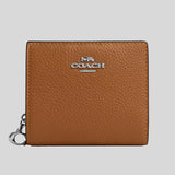 COACH Snap Wallet Light Saddle C2862