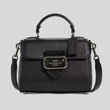 COACH Morgan Top Handle Satchel Black Multi CF321