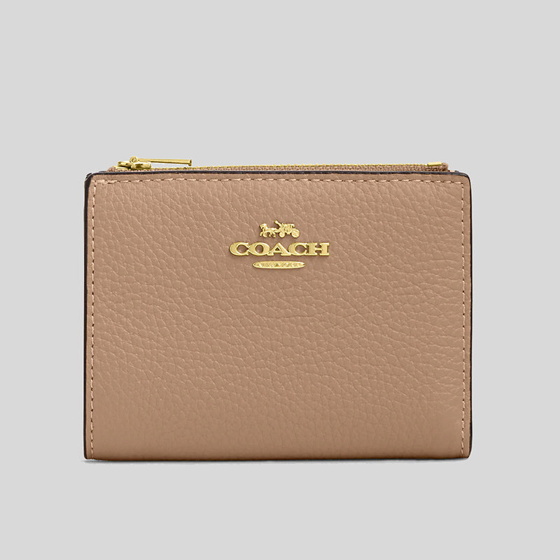 Coach Bifold Wallet Taupe CM315