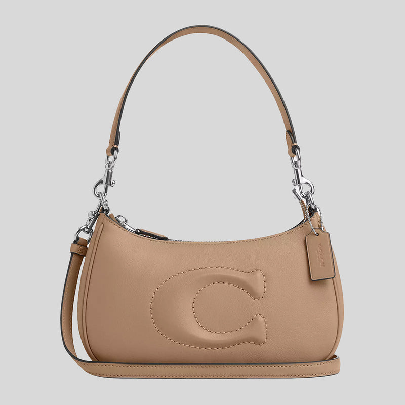 COACH Teri Shoulder Bag Taupe CR099