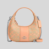 COACH Carmen Mini Crossbody In Signature Jacquard Faded Blush CT773