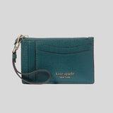 KATE SPADE Morgan Card Case Wristlet Artesian Green K8928