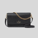 Madison Small Flap Crossbody Black KC586