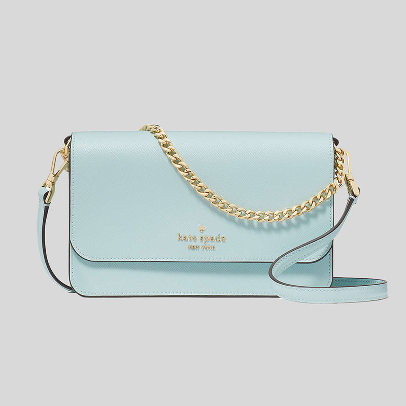 KATE SPADE Madison Small Flap Crossbody Blue Glow KC586