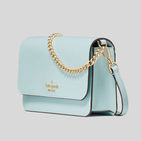 KATE SPADE Madison Small Flap Crossbody Blue Glow KC586