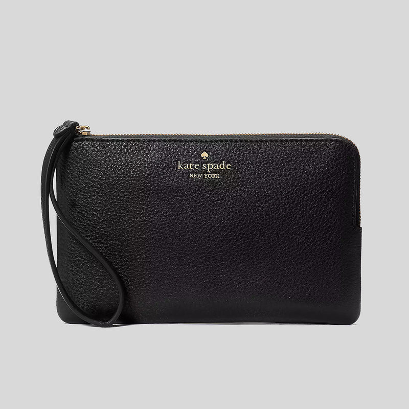 Kate Spade Leila Medium L-Zip Wristlet Black KE933