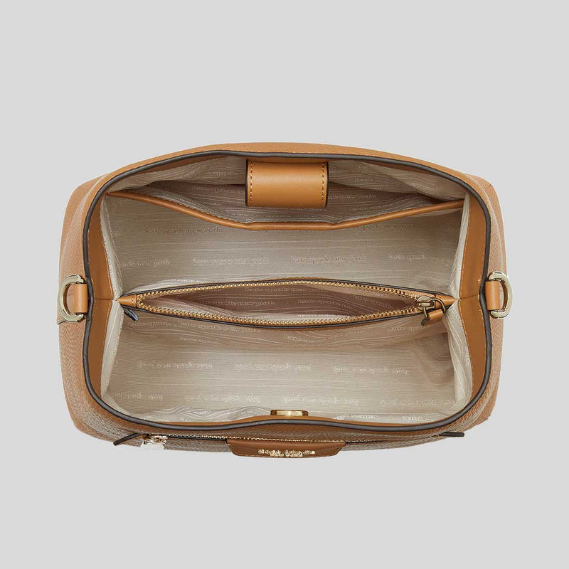 KATE SPADE Hudson Pebbled Leather Shoulder Bag Bungalow KF863