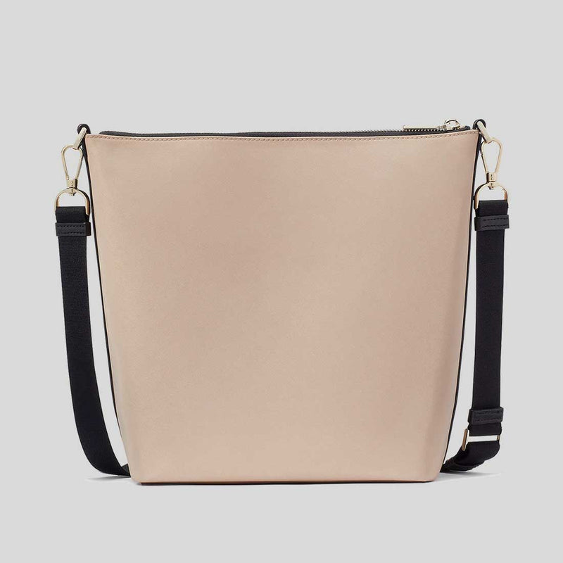 KATE SPADE Chelsea Large Duffle Crossbody Bag Warm Beige Multi KG459