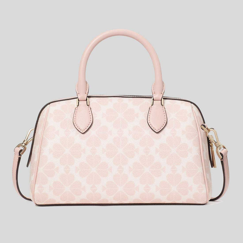 KATE SPADE Signature Spade Flower Duffle Crossbody Bag Rose Smoke KG483