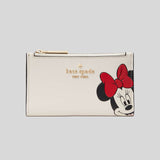 KATE SPADE Disney X Kate Spade New York Minnie Small Slim Bifold Wallet Parchment Multi KG660