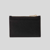 KATE SPADE Knott Zip Card Holder Black KH156