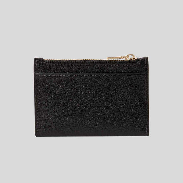 KATE SPADE Knott Zip Card Holder Black KH156