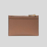 KATE SPADE Knott Zip Card Holder Warm Acorn KH156