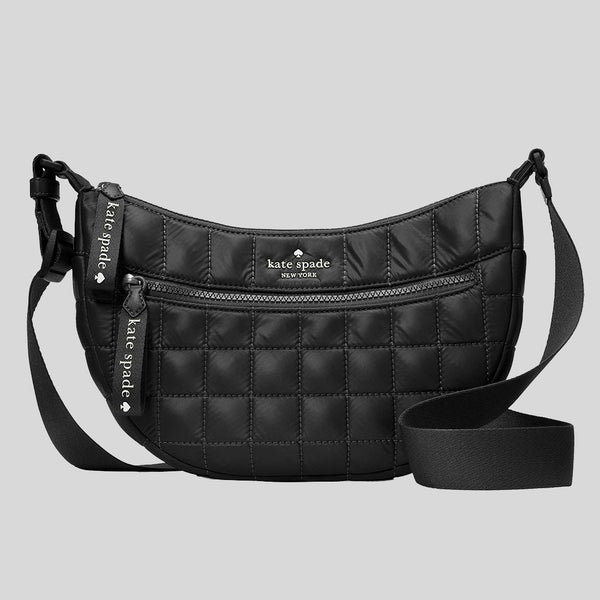 KATE SPADE Camden Quilted Sling Bag Black KH403