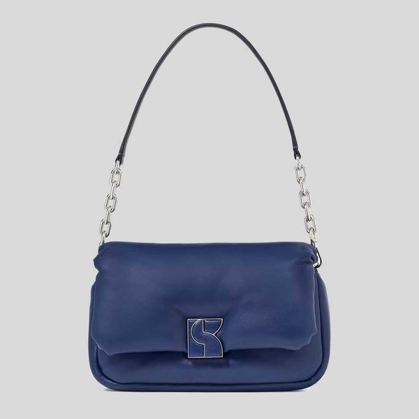 KATE SPADE Dakota Puffy Leather Crossbody Bag Deep Lake KI075