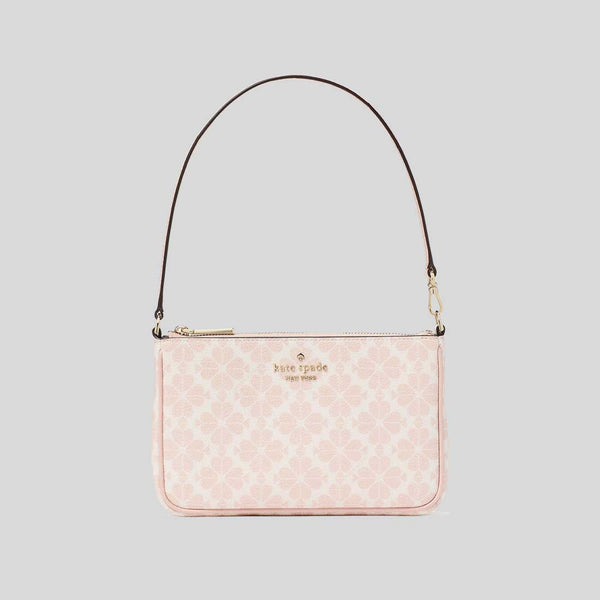 KATE SPADE Spade Flower Convertible Wristlet Rose Smoke KI378