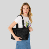 KATE SPADE Camden Quilted Medium Tote Black KI383