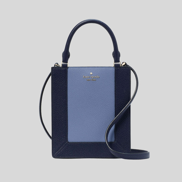 KATE SPADE Lena Colorblock Mini Tote Parisian Navy Multi KI885