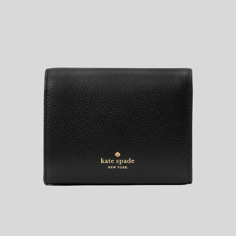 KATE SPADE Kayla Small L-zip Wallet Black KK056