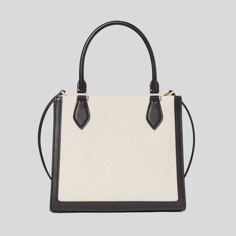KATE SPADE Ellie Canvas Small Tote Black Multi KK098