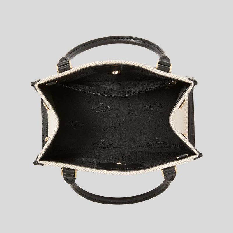 KATE SPADE Ellie Canvas Small Tote Black Multi KK098
