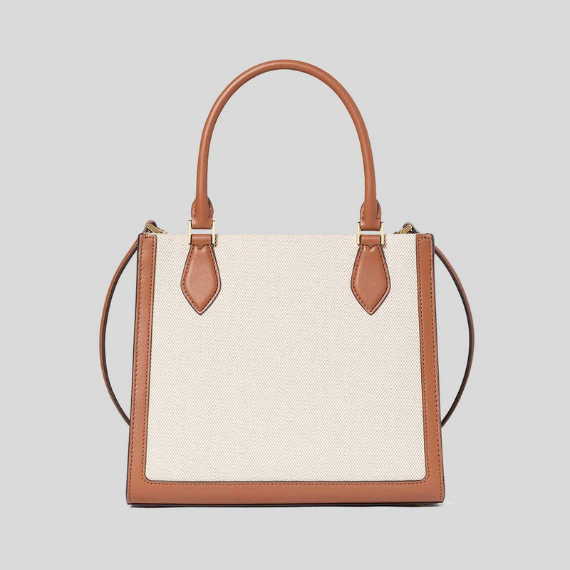 KATE SPADE Ellie Canvas Small Tote Warm Gingerbread Multi KK098