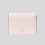 KATE SPADE Kayla Embellished Hardware Small L-Zip Wallet Powdered Sugar KK113