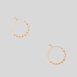 Kate Spade Full Circle Huggies Earrings Rose Gold O0RU2769