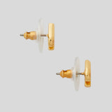 KATE SPADE Everyday Spade Enamel Studs Earrings White o0ru3069