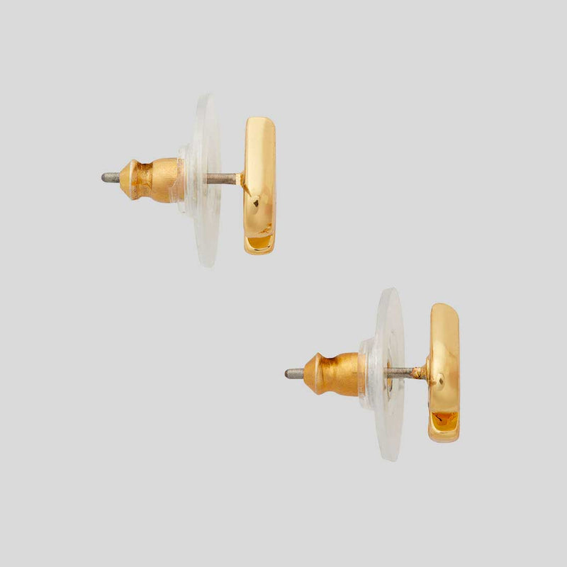 KATE SPADE Everyday Spade Enamel Studs Earrings White o0ru3069