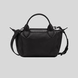 LONGCHAMP Le Pliage Extra XS Leather Handbag Black L1500987