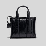 Marc Jacobs The Shiny Crinkle Leather Mini Tote Black H064L03FA22