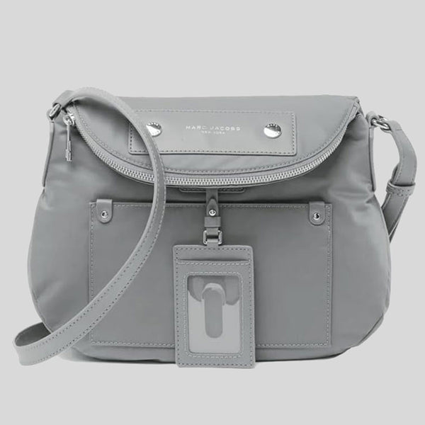 MARC JACOBS Preppy Natasha Nylon Crossbody Rock Grey M0014625