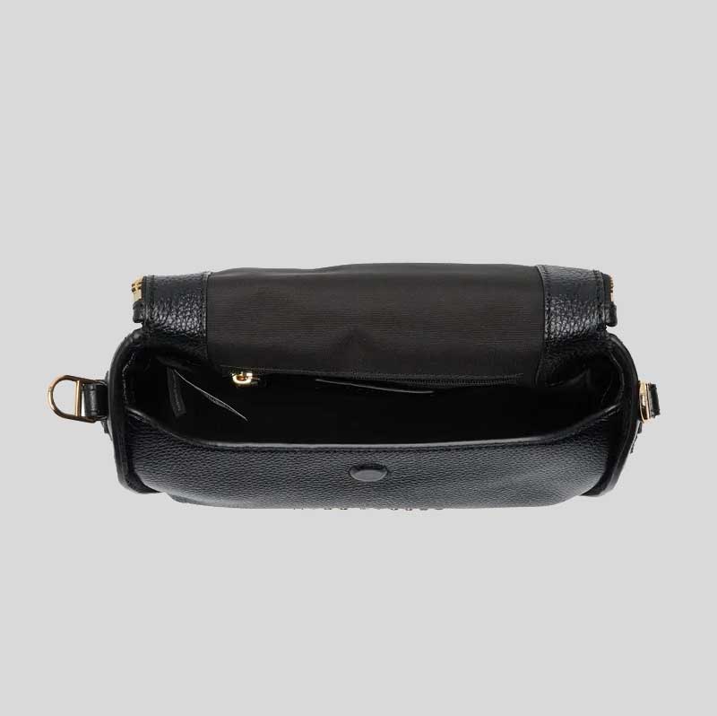 MARC JACOBS The Groove Leather Mini Messenger Bag Black 4S4HMS004H01