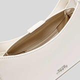 MARC JACOBS The Glam Claw Clip Shoulder Bag Cotton White 2P5HSH026H02