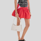 MARC JACOBS The Glam Claw Clip Shoulder Bag Cotton White 2P5HSH026H02
