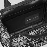 MARC JACOBS The Punk Scribble Canvas Small Tote Bag Black Multi 2S6HTT016H02
