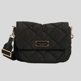 MARC JACOBS Quilted Nylon Utility Messenger Bag Black 4F5HMS018H02