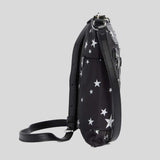 MARC JACOBS Star Print Preppy Nylon Swing Pack Bag Black Multi 4R5HCR078H02