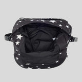 MARC JACOBS Star Print Preppy Nylon Mini Messenger Bag Black Multi 4R5HMS001H02