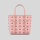 MCM Mini Toni Top-Zip Shopper In Visetos Soft Pink MWSFSTA02CO001