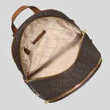 MICHAEL KORS Rhea Medium Signature Logo Backpack Brown 35S5GRAB2B